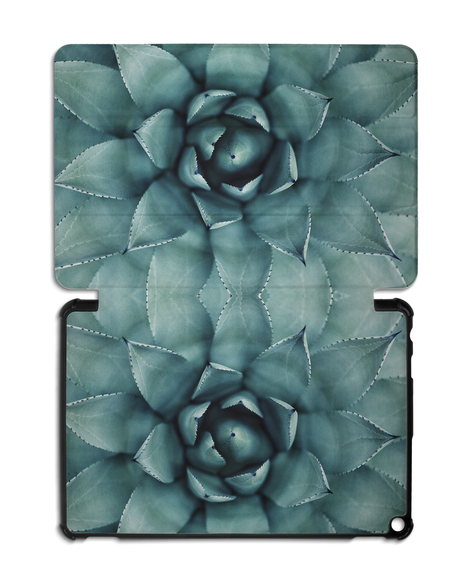 Beautiful Succulent Tablet Smart Case for Amazon Fire HD 10 (2021): Opened