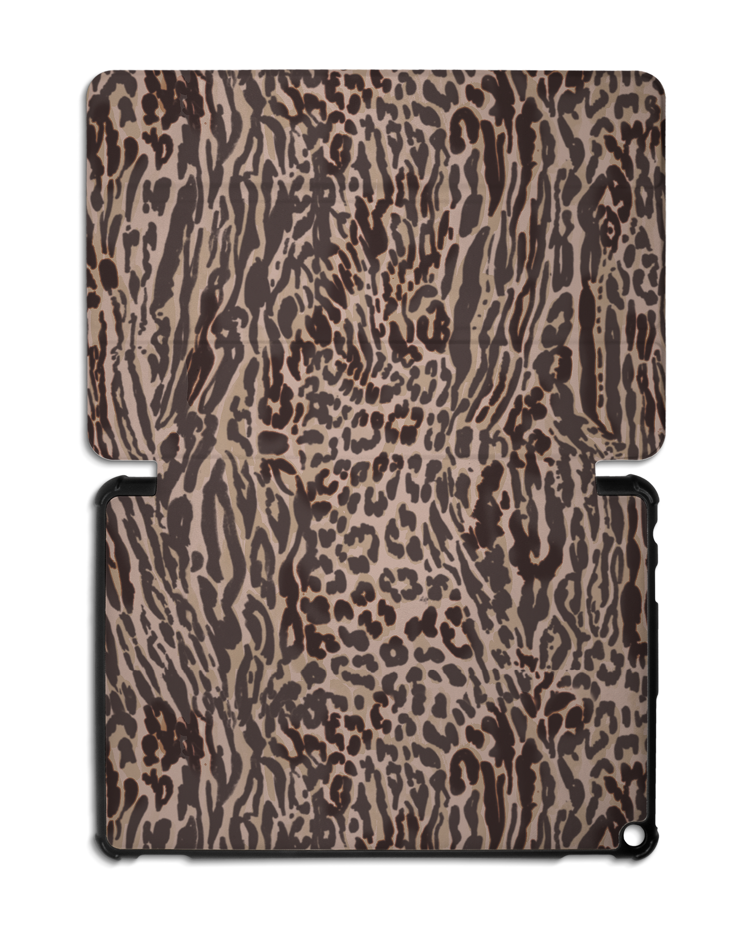 Animal Skin Tough Love Tablet Smart Case for Amazon Fire HD 10 (2021): Opened