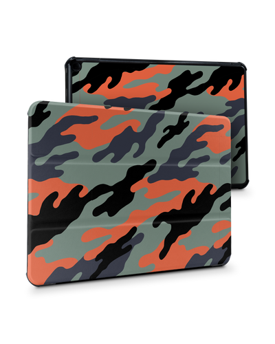 Camo Sunset Tablet Smart Case for Amazon Fire HD 10 (2021): Front View