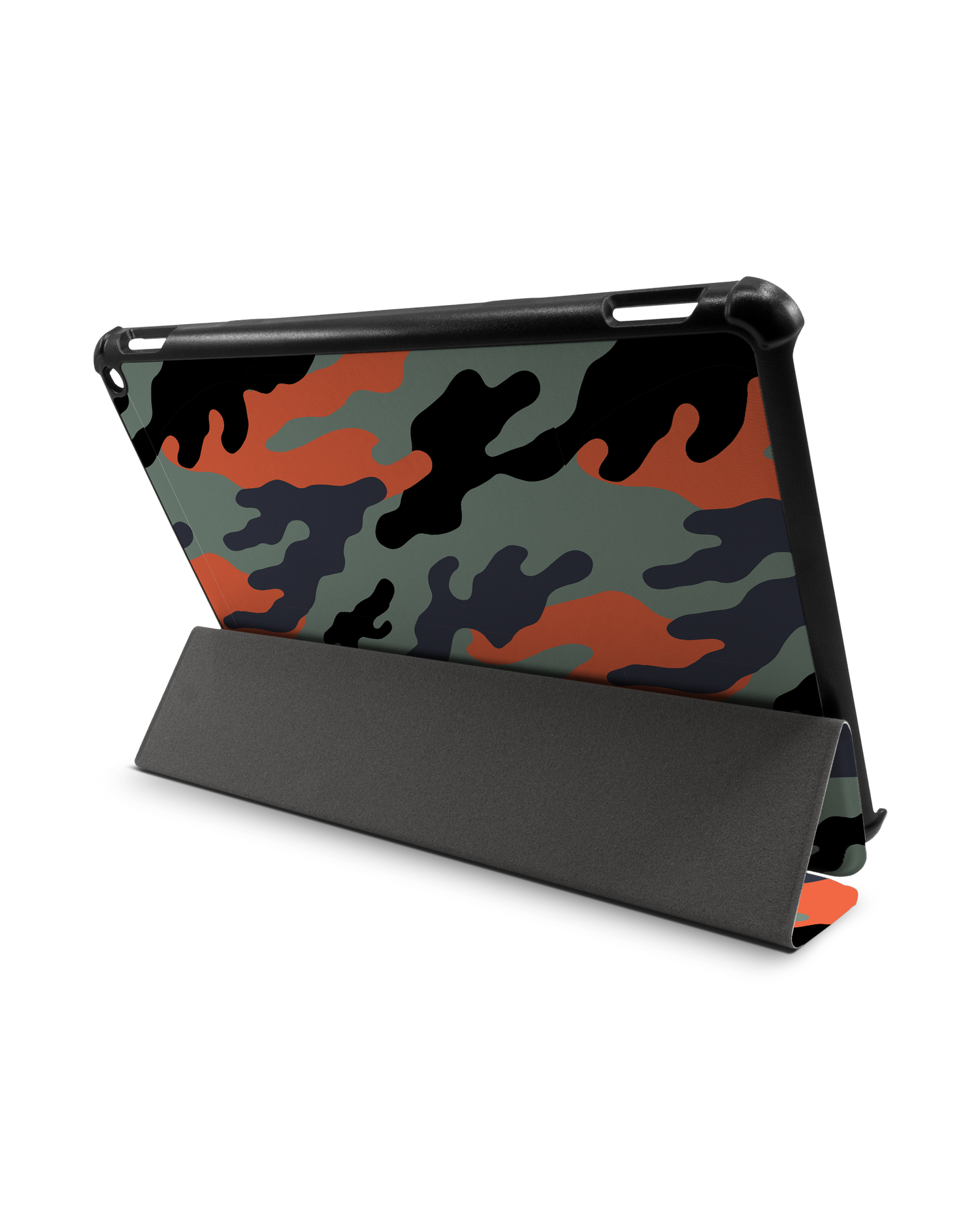 Camo Sunset Tablet Smart Case for Amazon Fire HD 10 (2021): Used as Stand