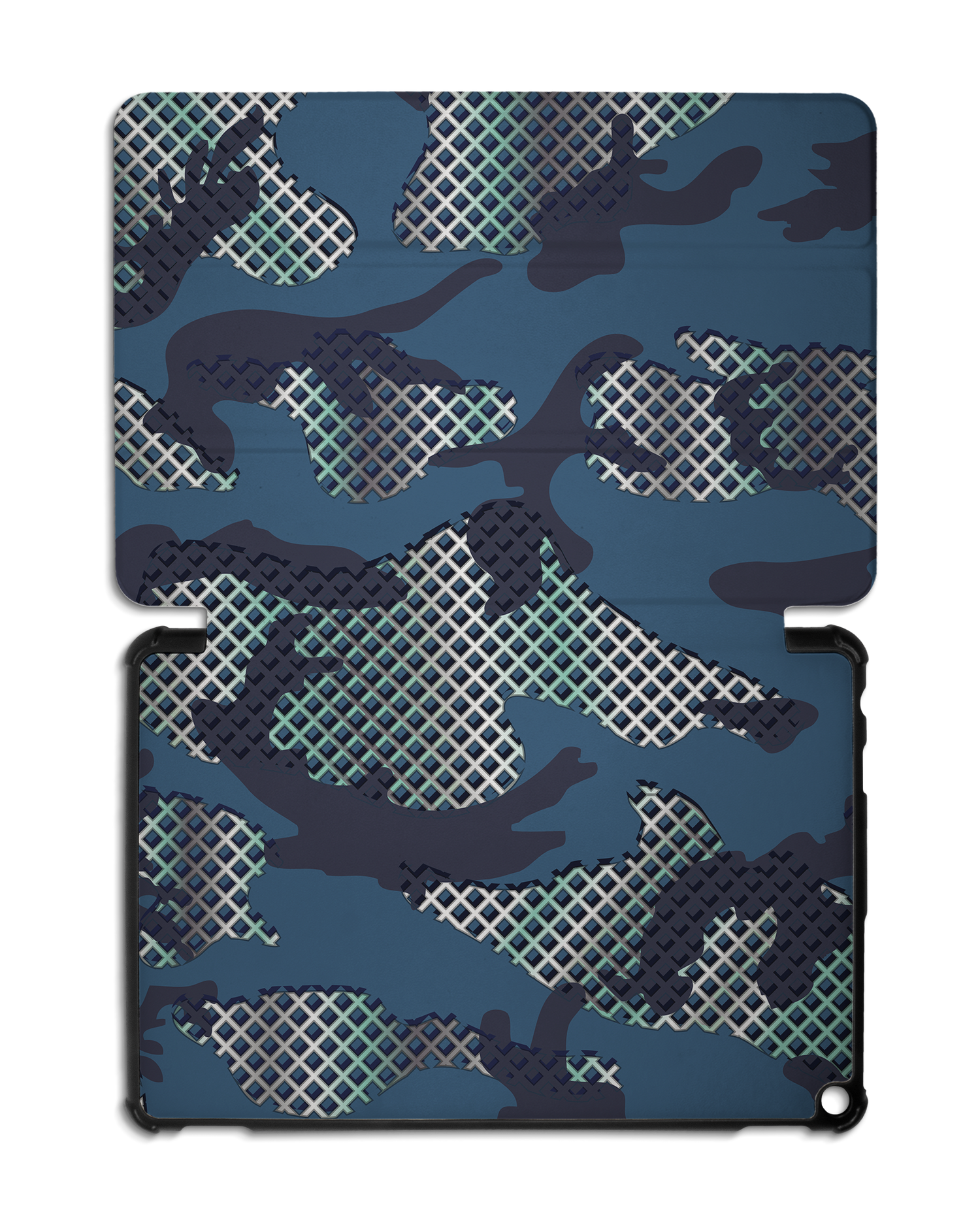 Fall Camo I Tablet Smart Case for Amazon Fire HD 10 (2021): Opened