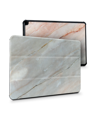 Mother of Pearl Marble Tablet Smart Case for Amazon Fire HD 10 (2021): Front View