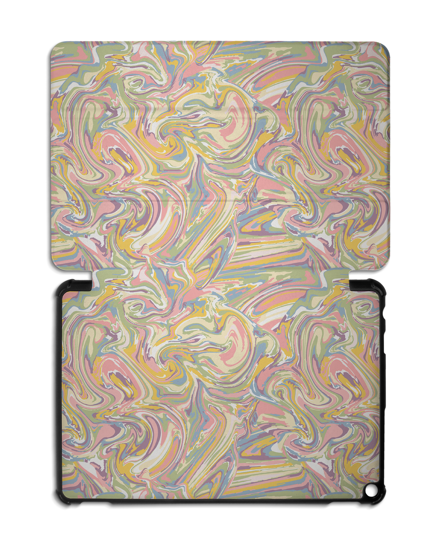 Psychedelic Optics Tablet Smart Case for Amazon Fire HD 10 (2021): Opened