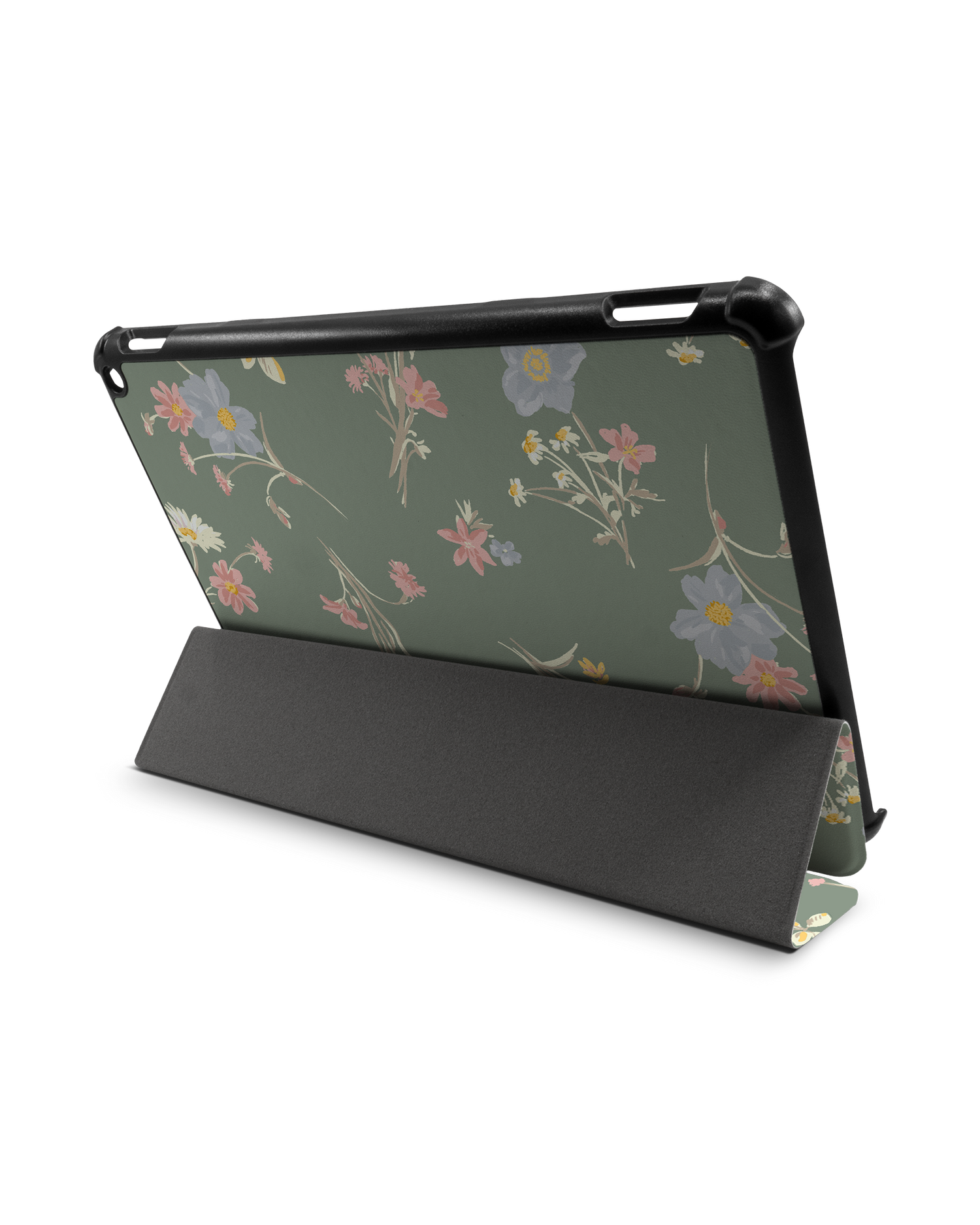 Wild Flower Sprigs Tablet Smart Case for Amazon Fire HD 10 (2021): Used as Stand