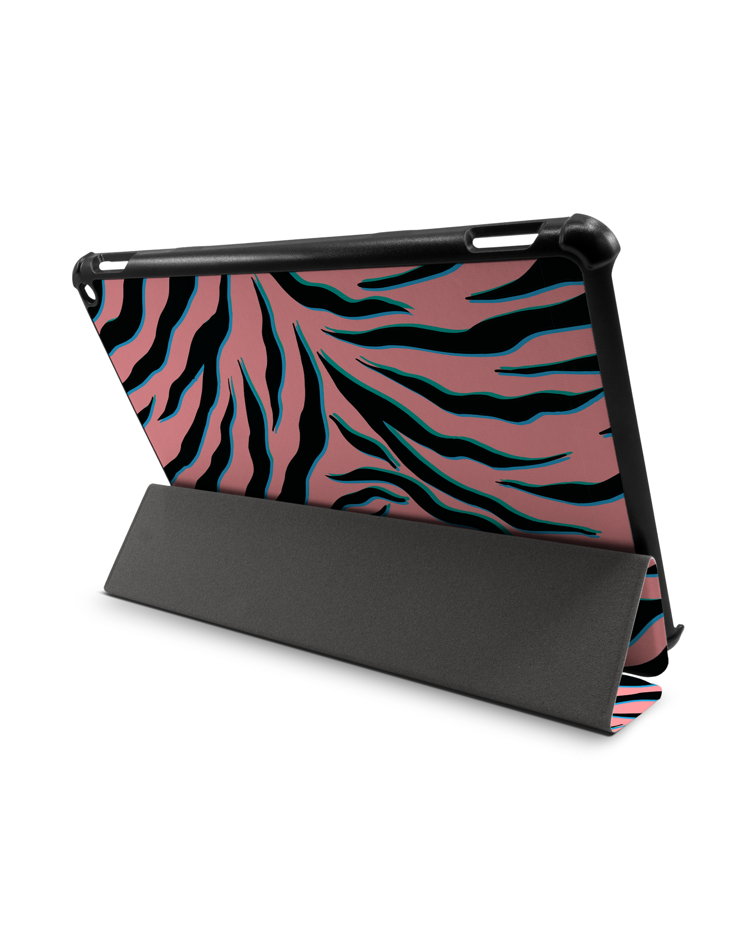 Pink Zebra Tablet Smart Case for Amazon Fire HD 10 (2021): Used as Stand