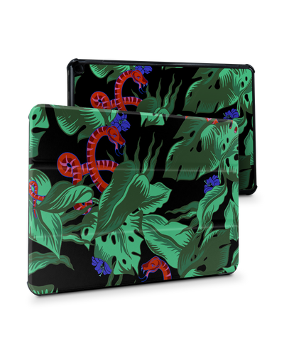 Tropical Snakes Tablet Smart Case for Amazon Fire HD 10 (2021): Front View