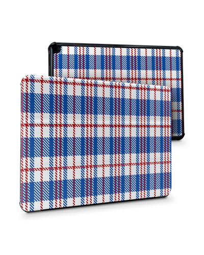 Plaid Market Bag Tablet Smart Case for Amazon Fire HD 10 (2021): Front View