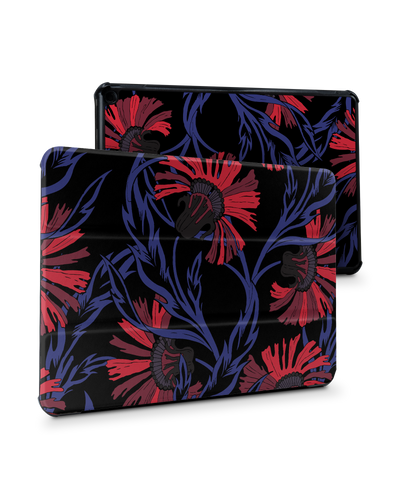 Midnight Floral Tablet Smart Case for Amazon Fire HD 10 (2021): Front View