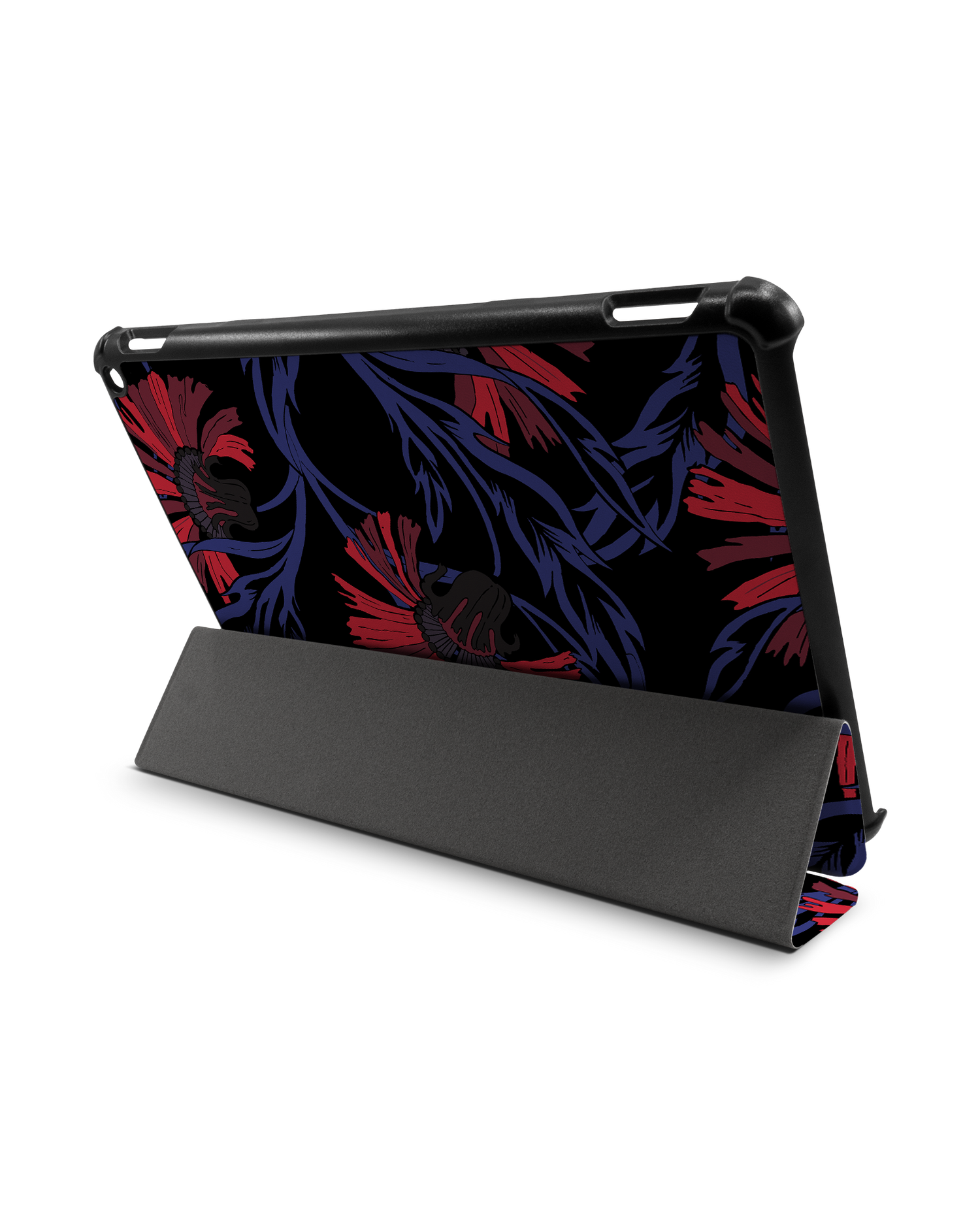 Midnight Floral Tablet Smart Case for Amazon Fire HD 10 (2021): Used as Stand