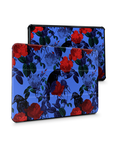 Roses And Ravens Tablet Smart Case for Amazon Fire HD 10 (2021): Front View