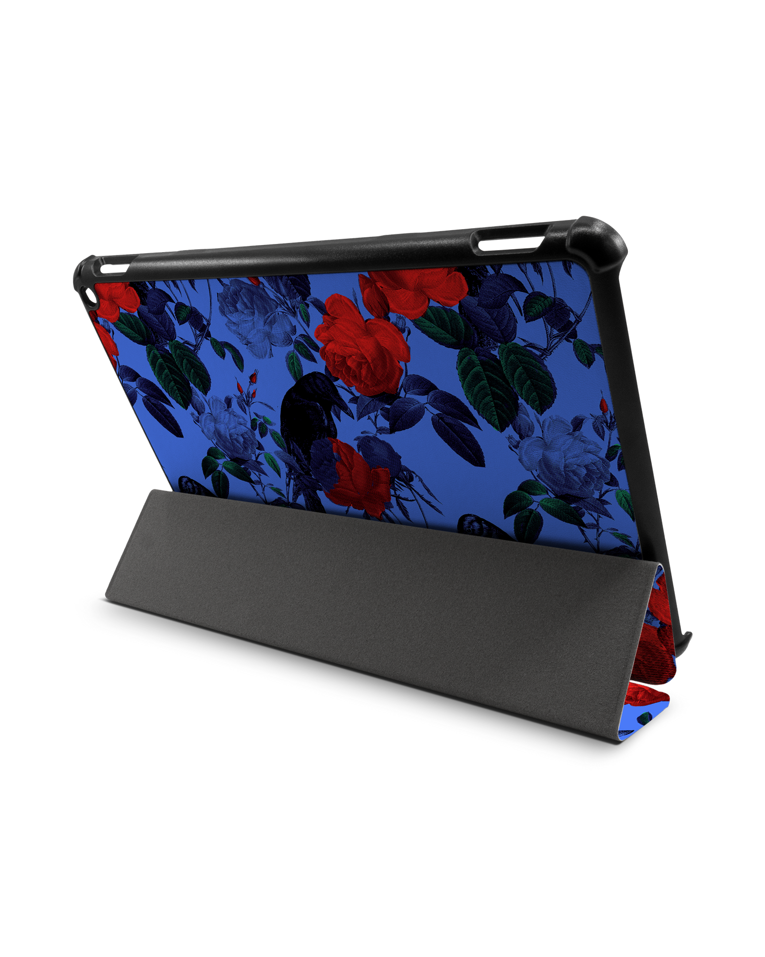 Roses And Ravens Tablet Smart Case for Amazon Fire HD 10 (2021): Used as Stand