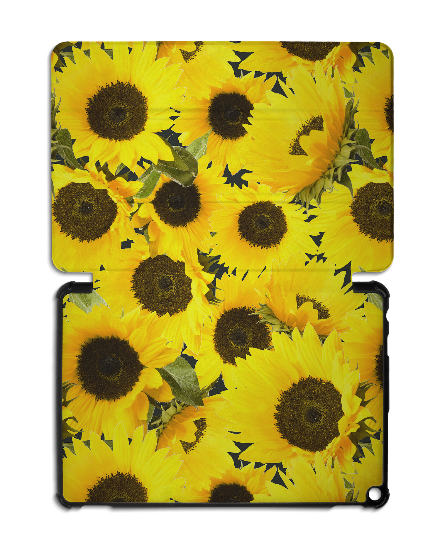 Sunflowers Tablet Smart Case for Amazon Fire HD 10 (2021): Opened