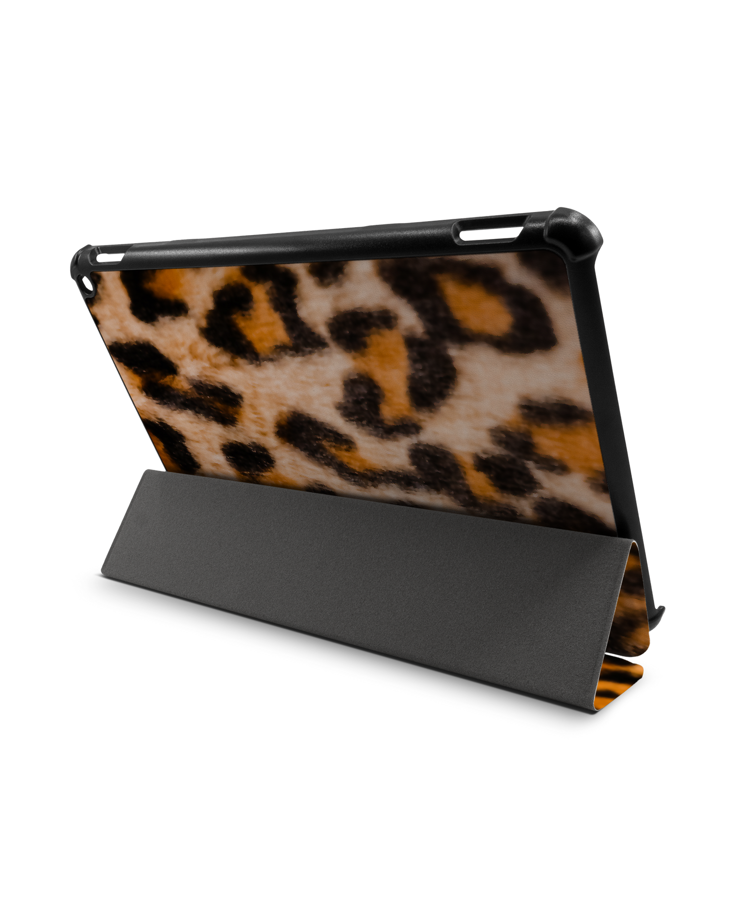 Leopard Pattern Tablet Smart Case for Amazon Fire HD 10 (2021): Used as Stand