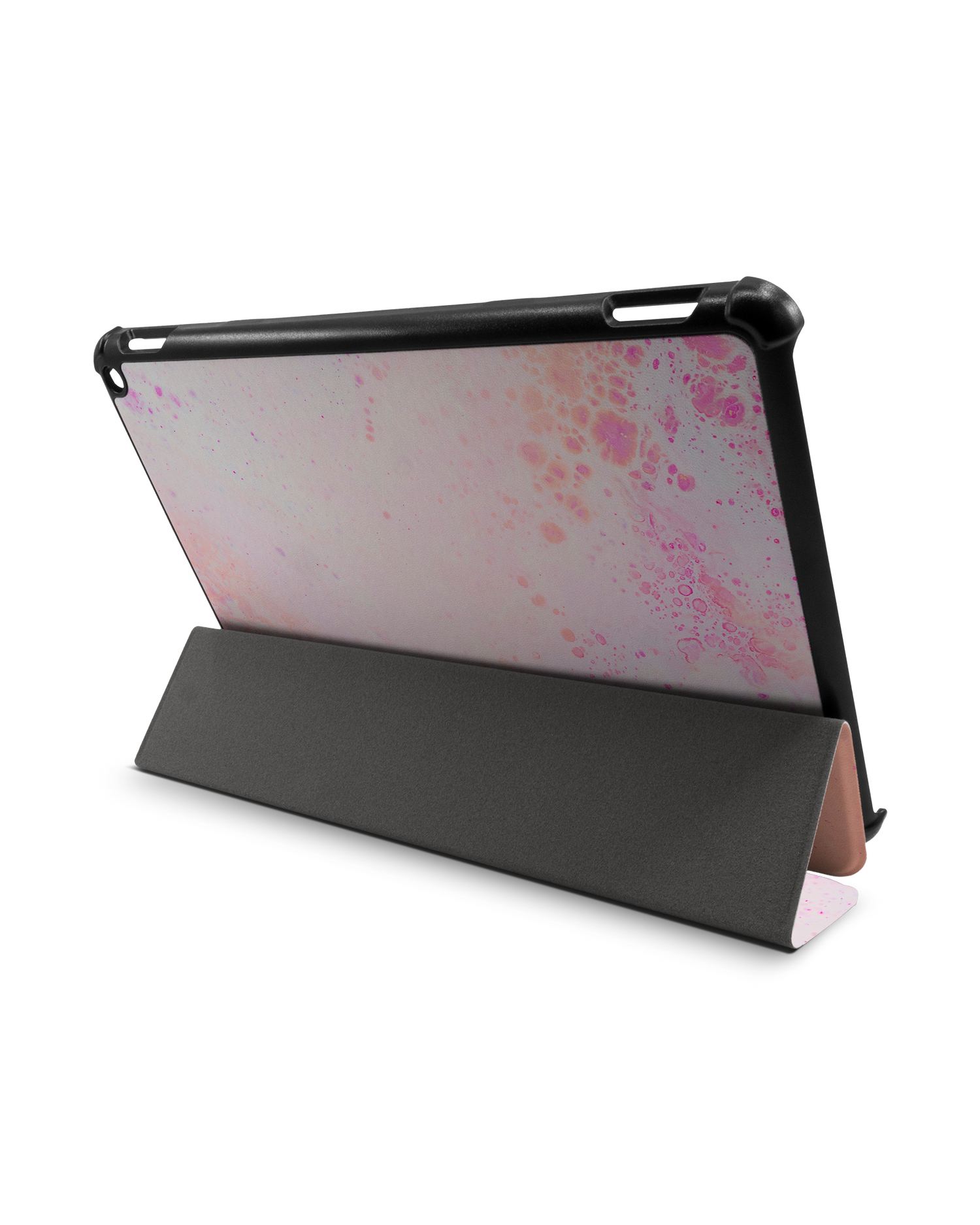 Peaches & Cream Marble Tablet Smart Case for Amazon Fire HD 10 (2021): Used as Stand