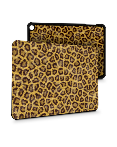 Leopard Skin Tablet Smart Case for Amazon Fire 7 (2022)