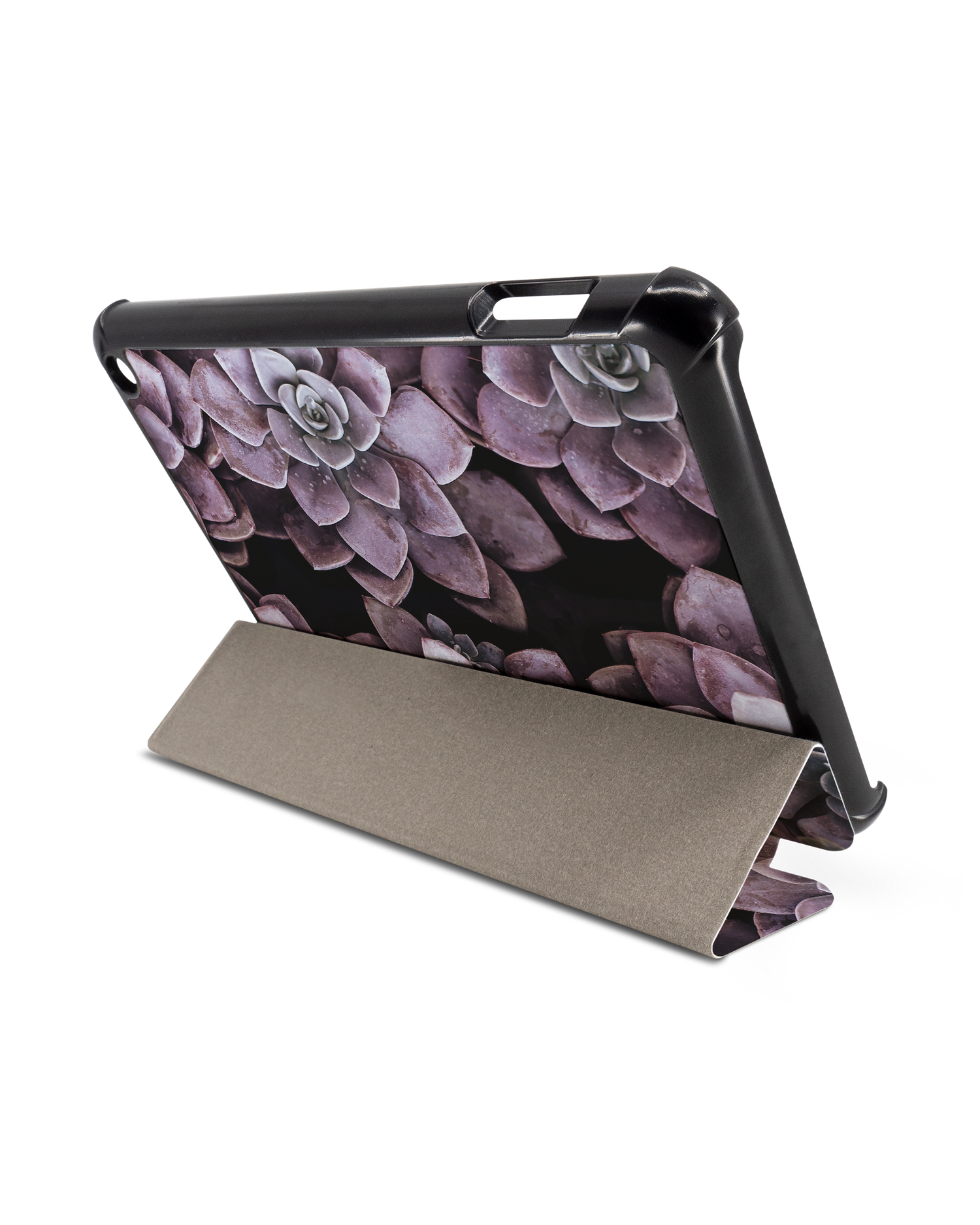 Purple Succulents Tablet Smart Case for Amazon Fire 7 (2022): Used as Stand