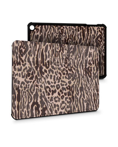 Animal Skin Tough Love Tablet Smart Case for Amazon Fire 7 (2022)