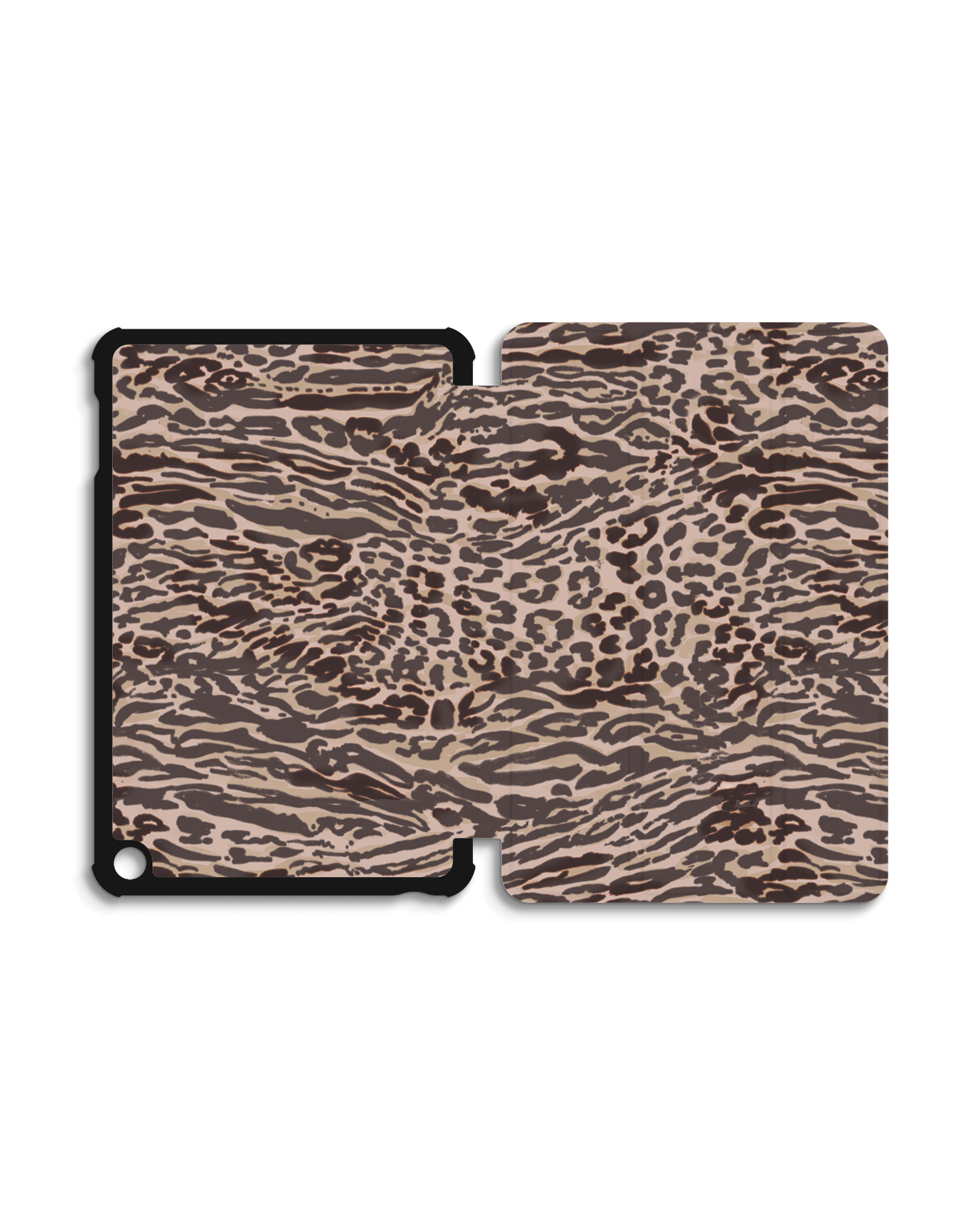Animal Skin Tough Love Tablet Smart Case for Amazon Fire 7 (2022): Opened