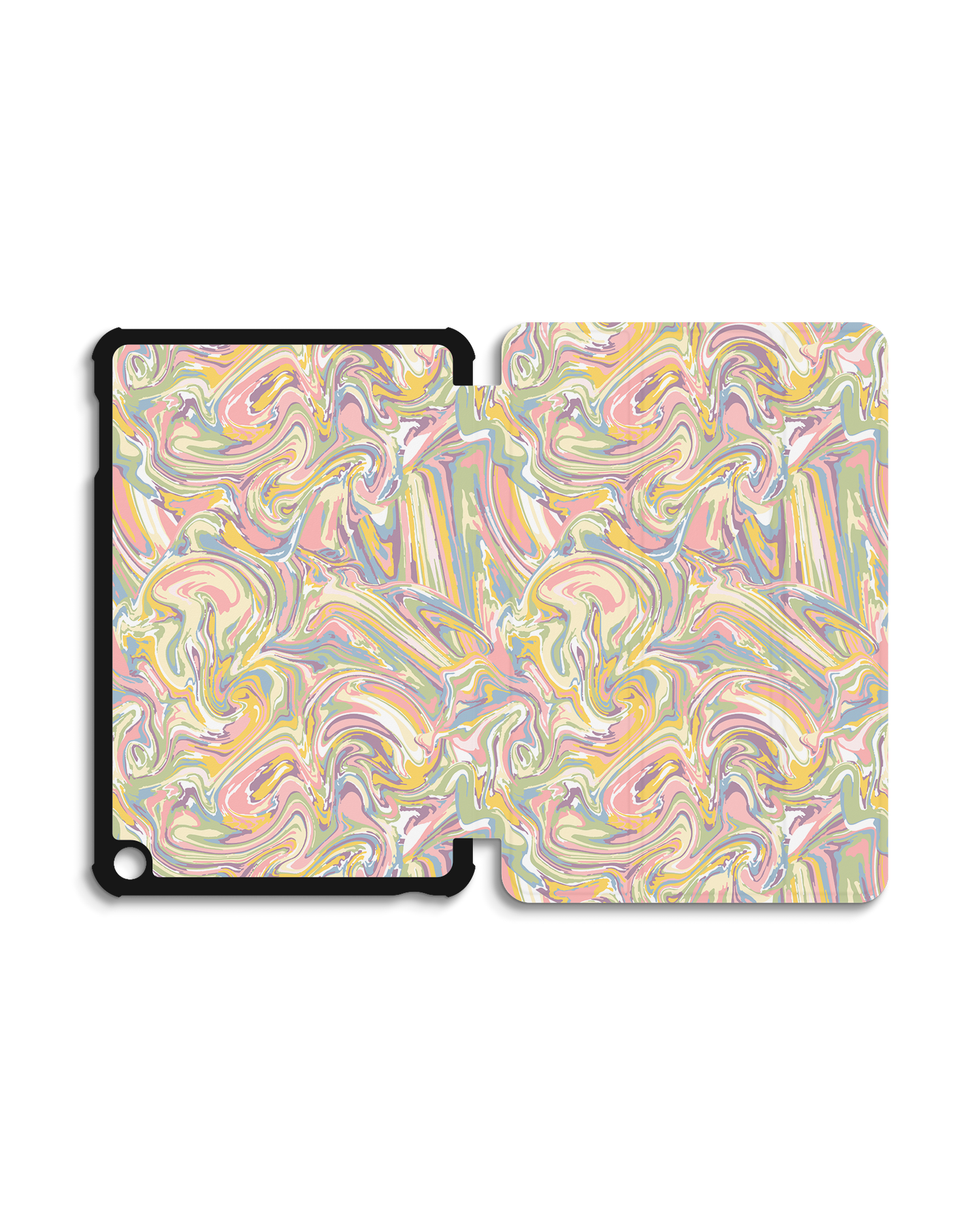Psychedelic Optics Tablet Smart Case for Amazon Fire 7 (2022): Opened
