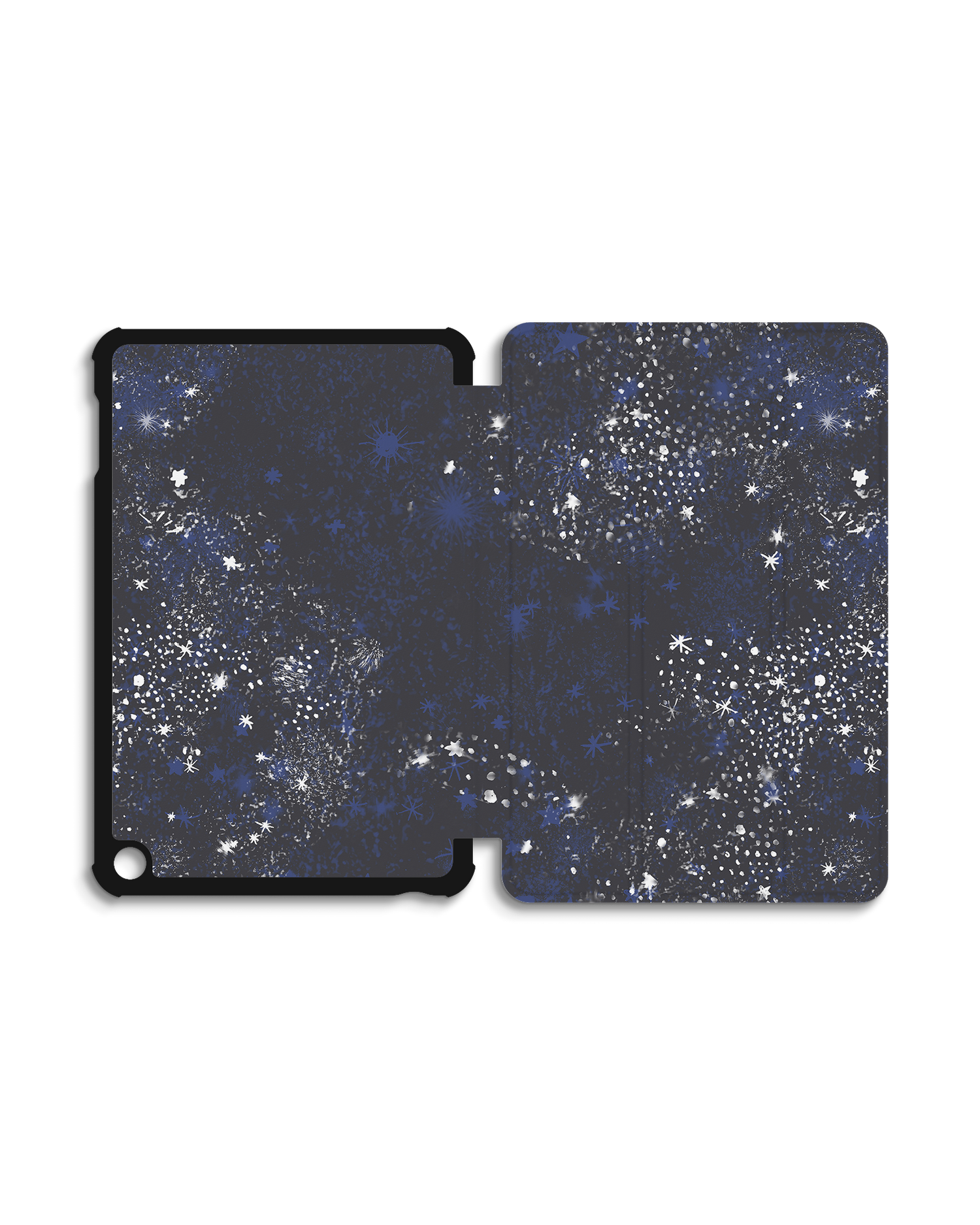 Starry Night Sky Tablet Smart Case for Amazon Fire 7 (2022): Opened