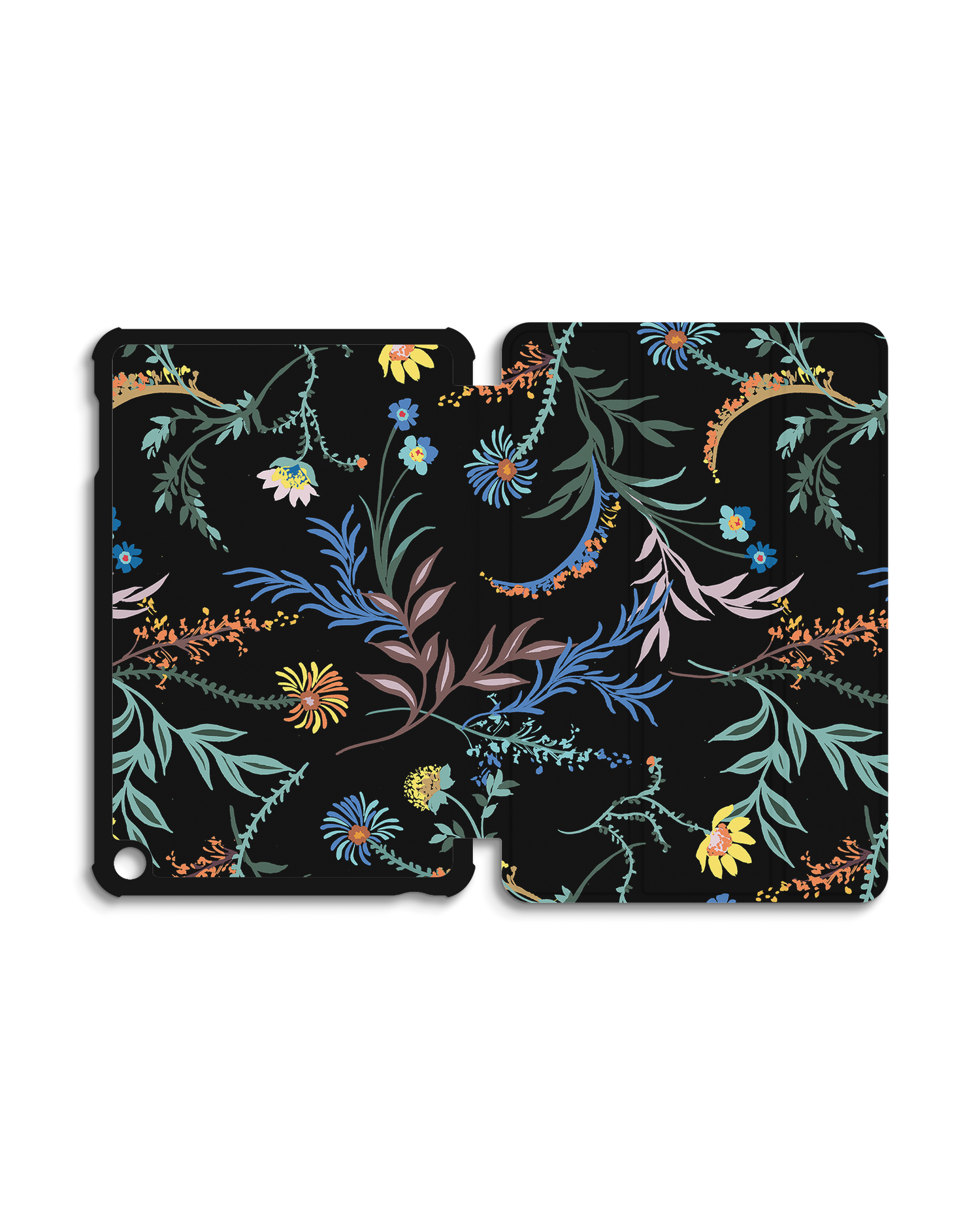 Woodland Spring Floral Tablet Smart Case for Amazon Fire 7 (2022): Opened