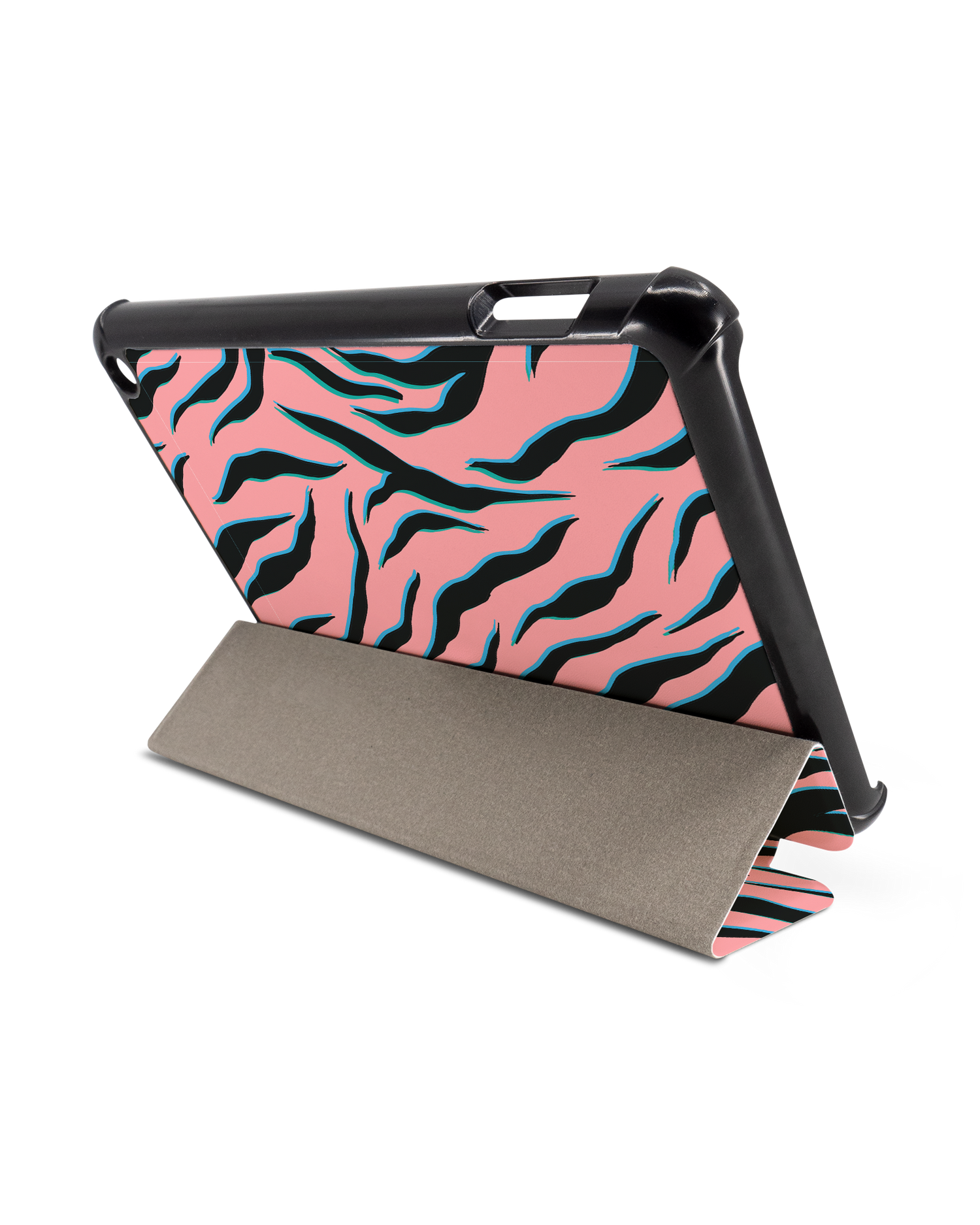 Pink Zebra Tablet Smart Case for Amazon Fire 7 (2022): Used as Stand