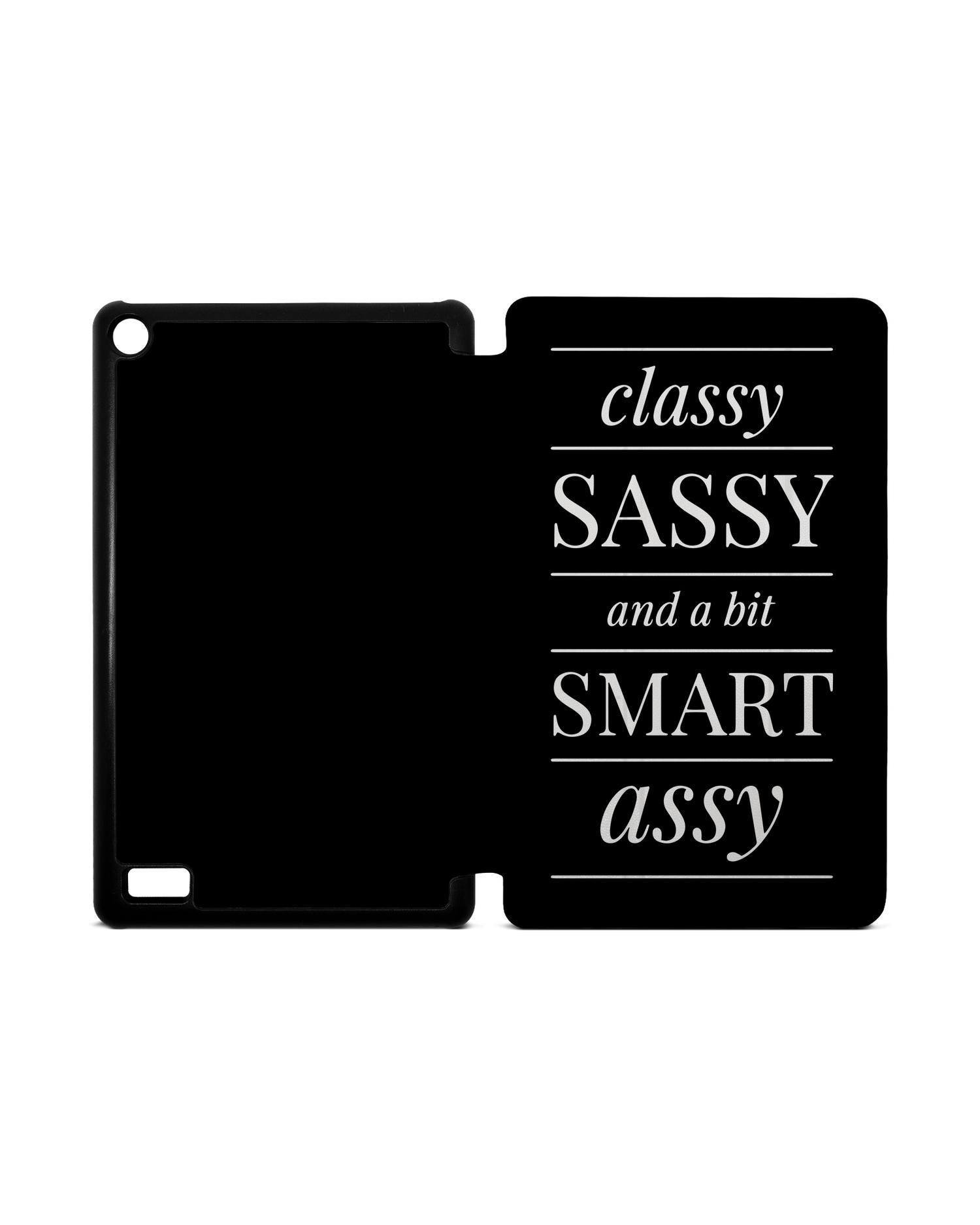 Classy Sassy Tablet Smart Case for Amazon Fire 7: Opened