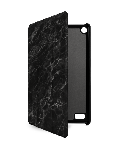 Midnight Marble Tablet Smart Case for Amazon Fire 7: Front View