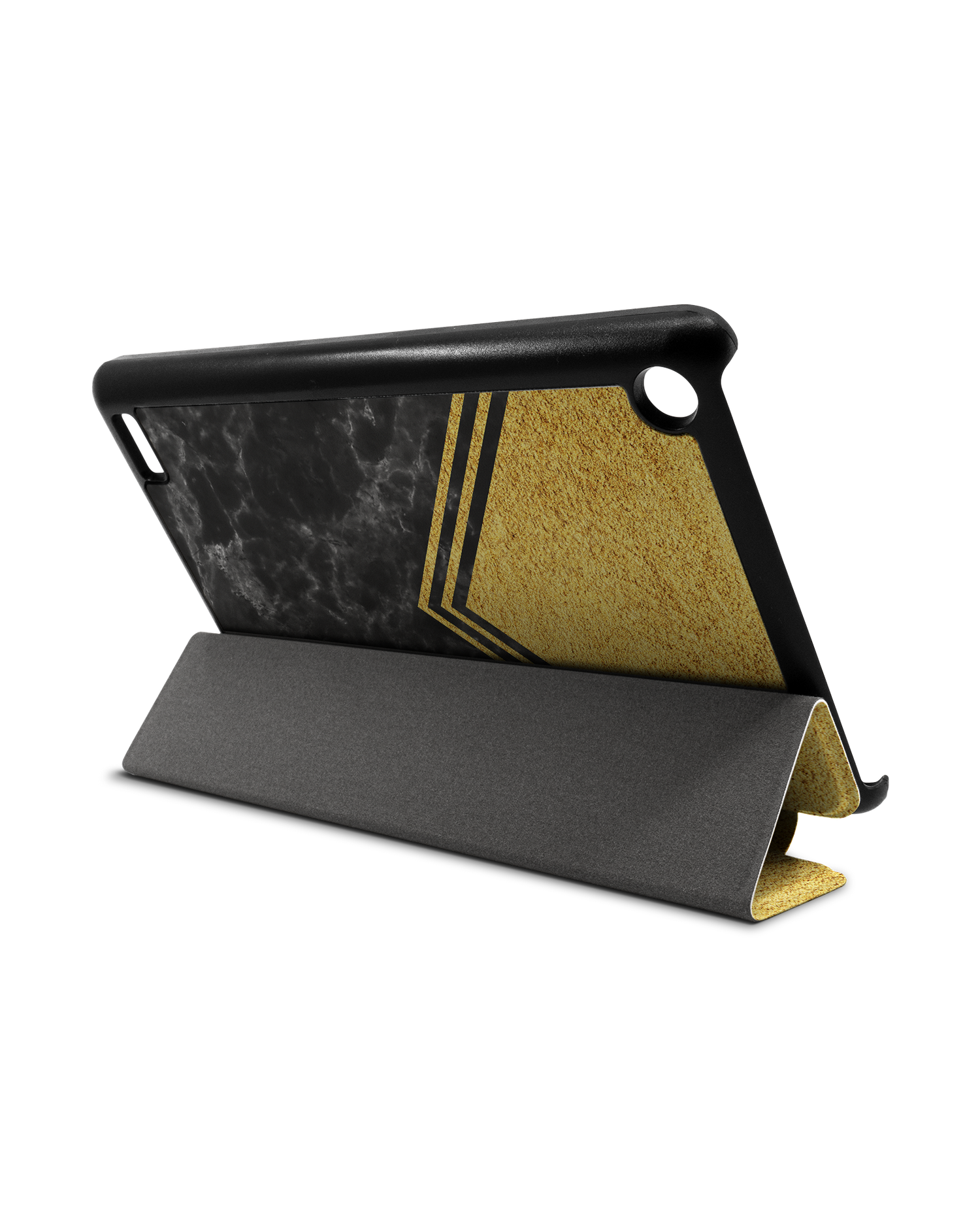 Gold Marble Tablet Smart Case for Amazon Fire 7: Used as Stand