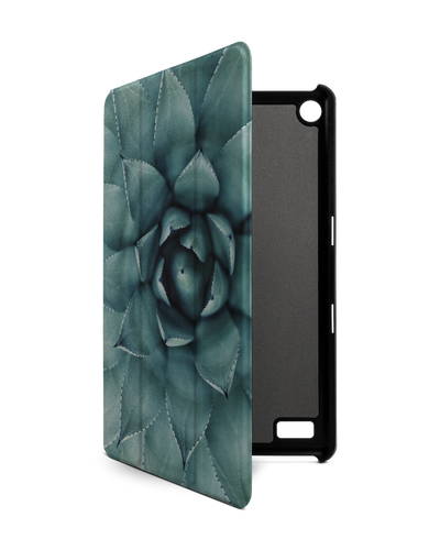 Beautiful Succulent Tablet Smart Case for Amazon Fire 7: Front View