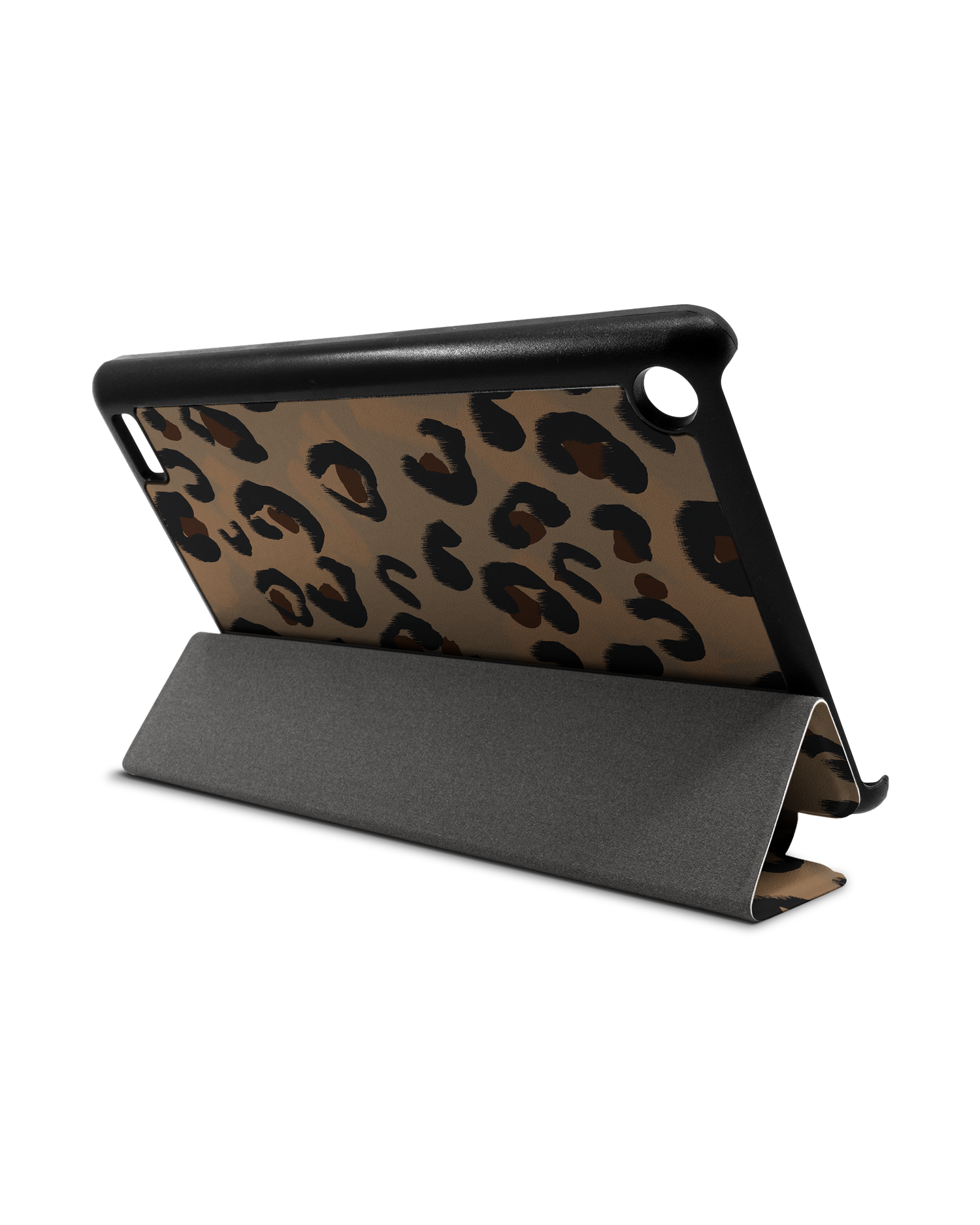 Leopard Repeat Tablet Smart Case for Amazon Fire 7: Used as Stand