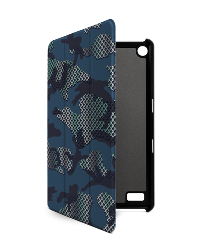 Fall Camo I Tablet Smart Case for Amazon Fire 7: Front View