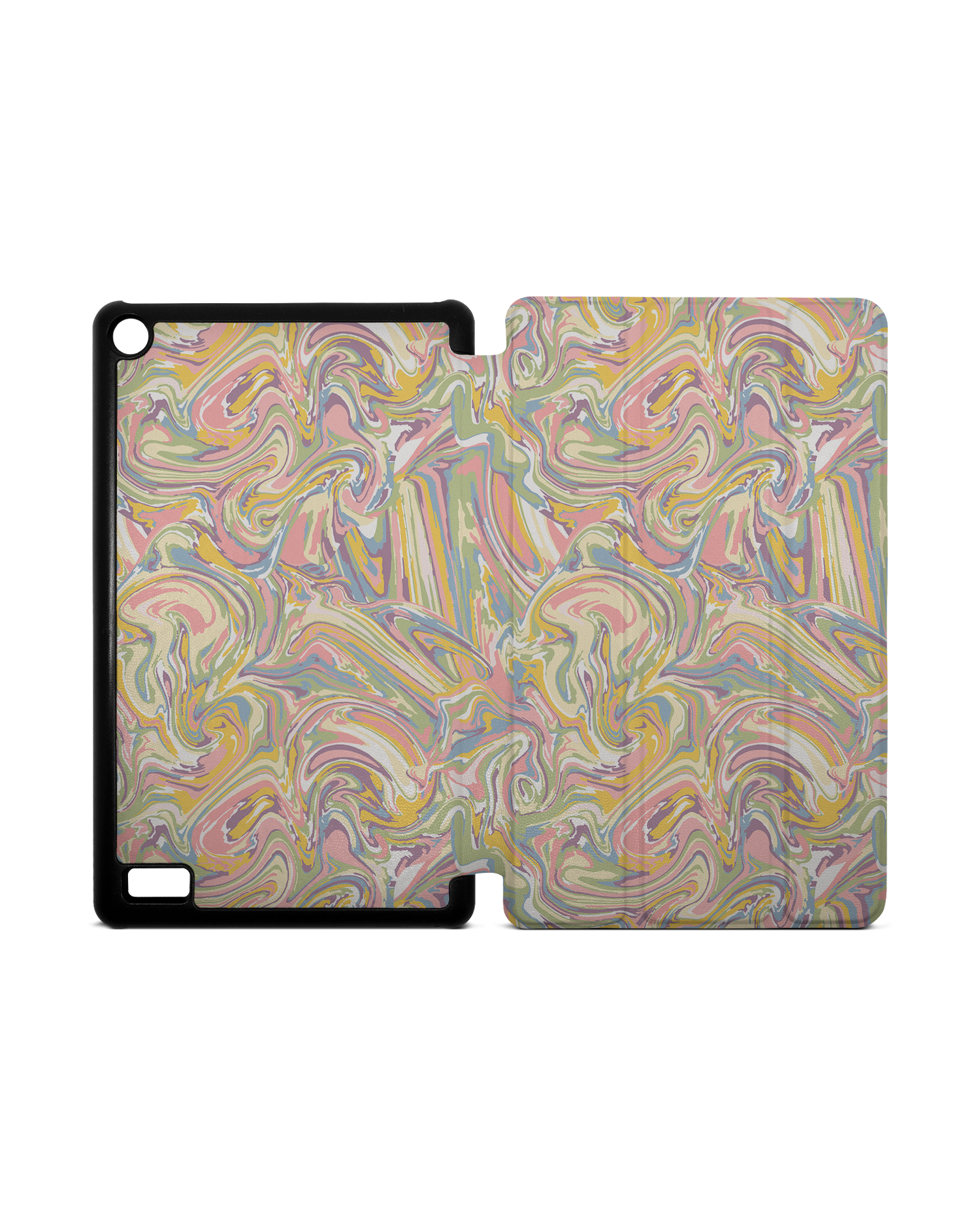Psychedelic Optics Tablet Smart Case for Amazon Fire 7: Opened