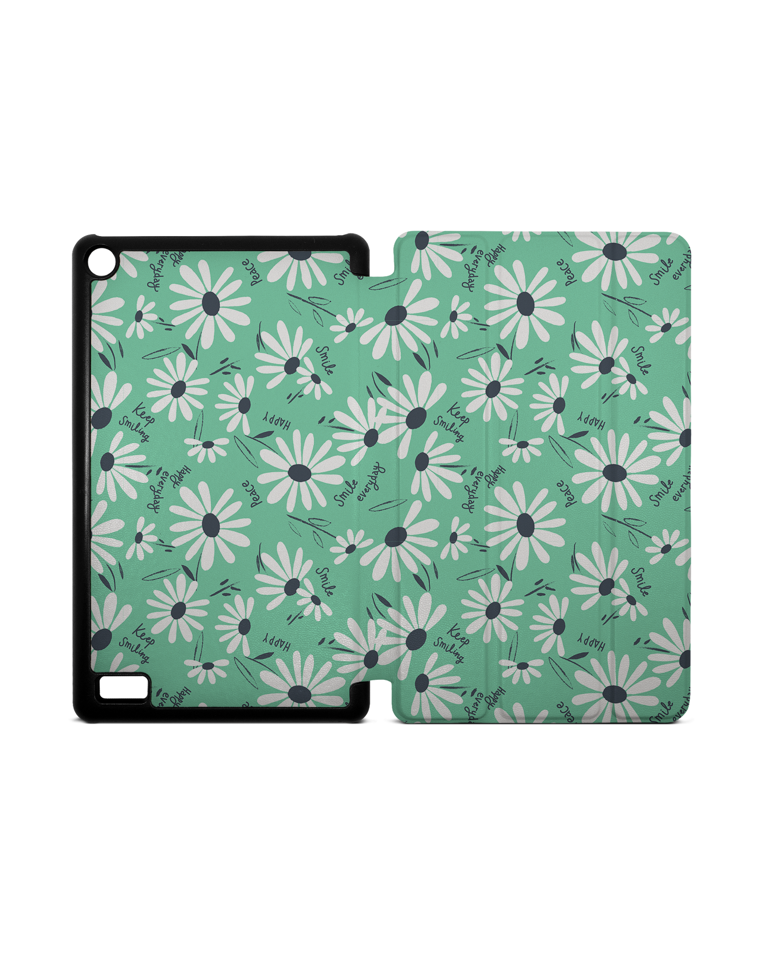 Positive Daisies Tablet Smart Case for Amazon Fire 7: Opened