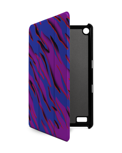Electric Ocean 2 Tablet Smart Case for Amazon Fire 7: Front View