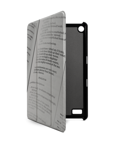 Bible Verse Tablet Smart Case for Amazon Fire 7: Front View