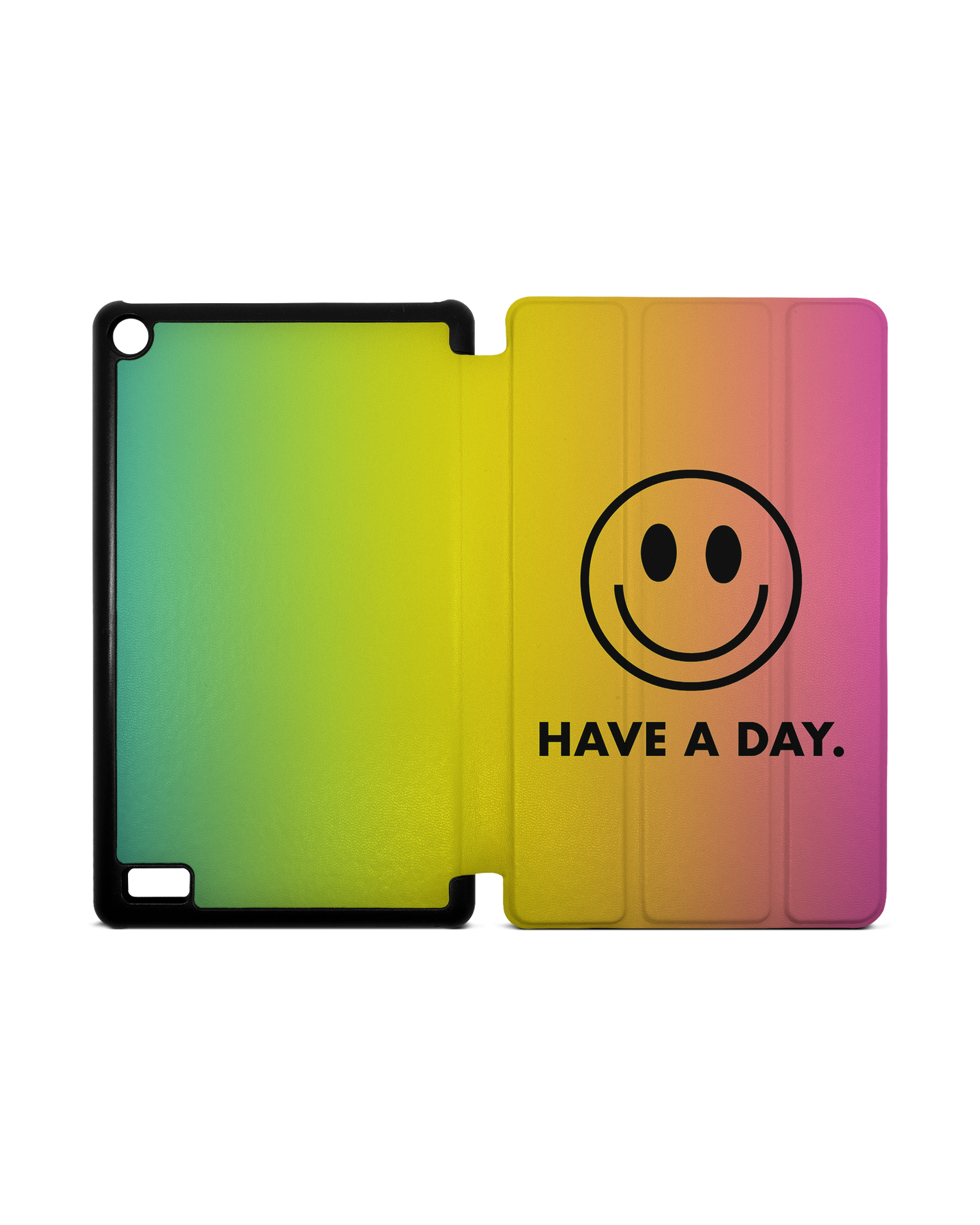 Have A Day Tablet Smart Case for Amazon Fire 7: Opened