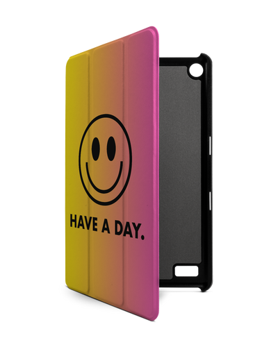Have A Day Tablet Smart Case for Amazon Fire 7: Front View