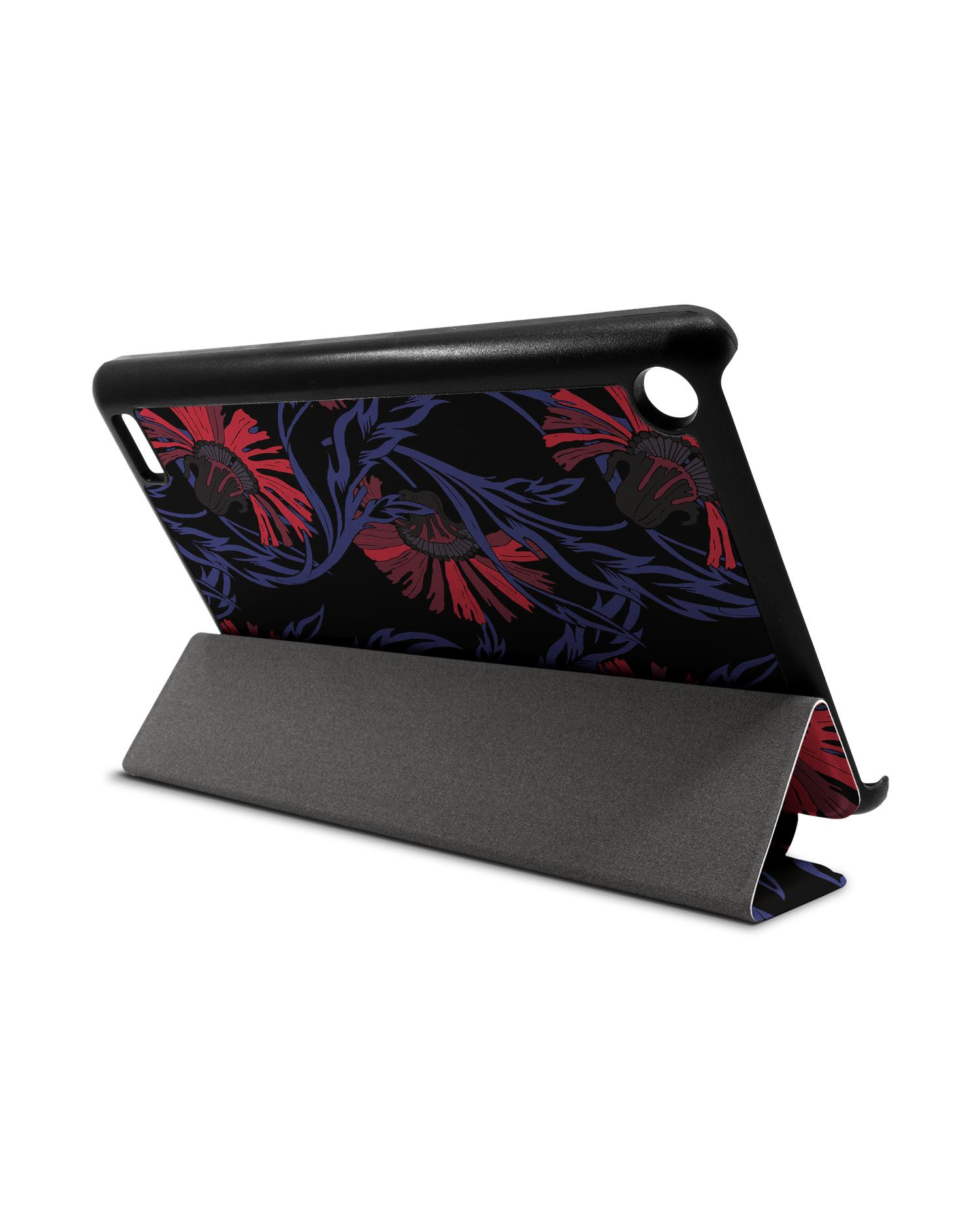 Midnight Floral Tablet Smart Case for Amazon Fire 7: Used as Stand