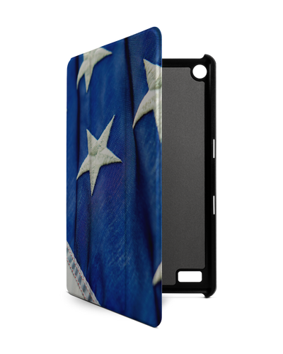 Stars And Stripes Tablet Smart Case for Amazon Fire 7: Front View