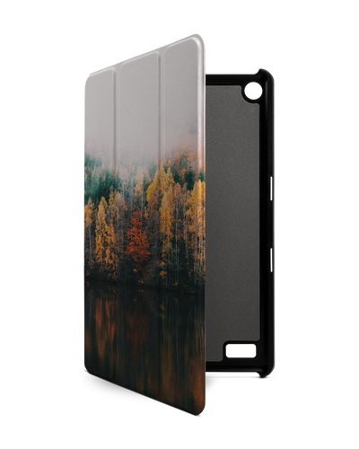 Fall Fog Tablet Smart Case for Amazon Fire 7: Front View
