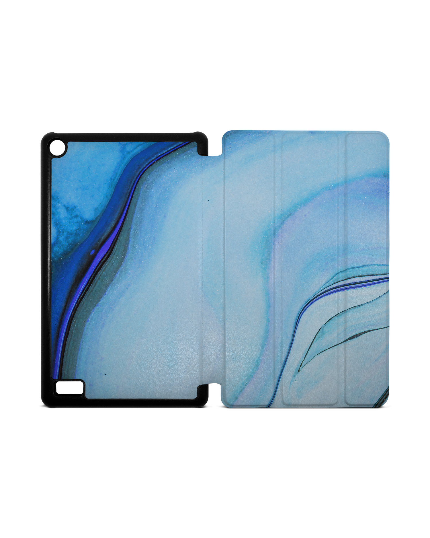 Cool Blues Tablet Smart Case for Amazon Fire 7: Opened