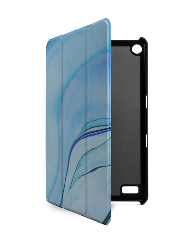 Cool Blues Tablet Smart Case for Amazon Fire 7: Front View