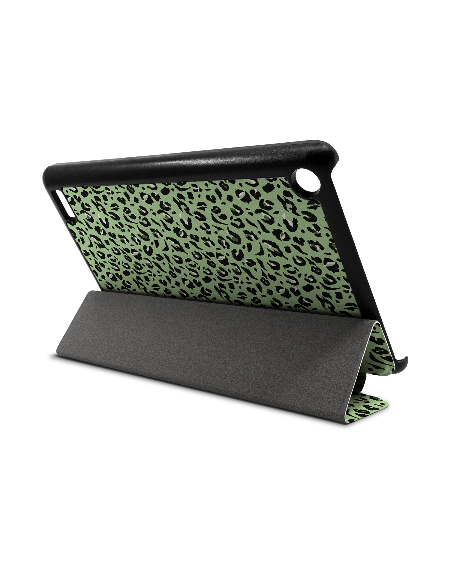 Mint Leopard Tablet Smart Case for Amazon Fire 7: Used as Stand
