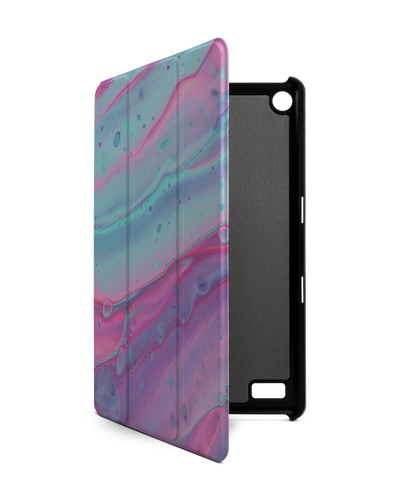 Wavey Tablet Smart Case for Amazon Fire 7: Front View