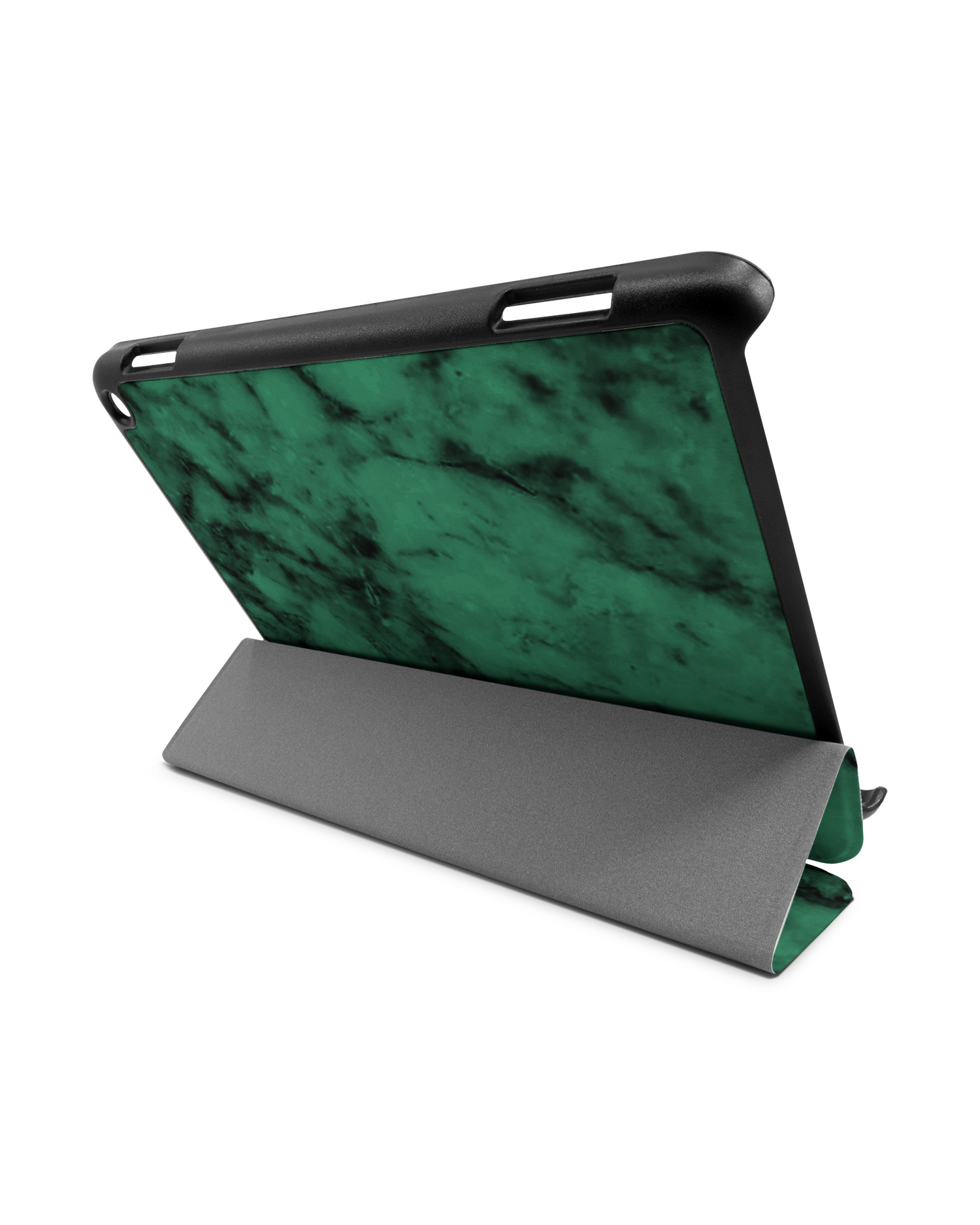 Green Marble Tablet Smart Case for Amazon Fire HD 8 (2022), Amazon Fire HD 8 Plus (2022), Amazon Fire HD 8 (2020), Amazon Fire HD 8 Plus (2020): Used as Stand