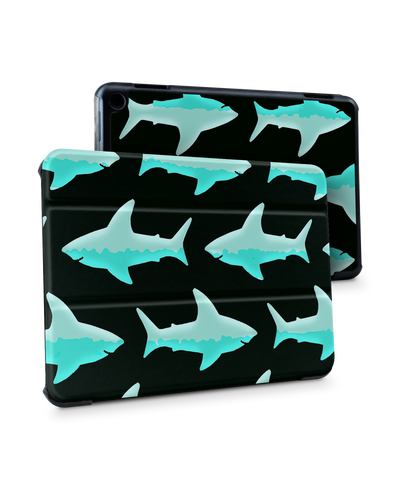 Neon Sharks Tablet Smart Case for Amazon Fire HD 8 (2022), Amazon Fire HD 8 Plus (2022), Amazon Fire HD 8 (2020), Amazon Fire HD 8 Plus (2020)