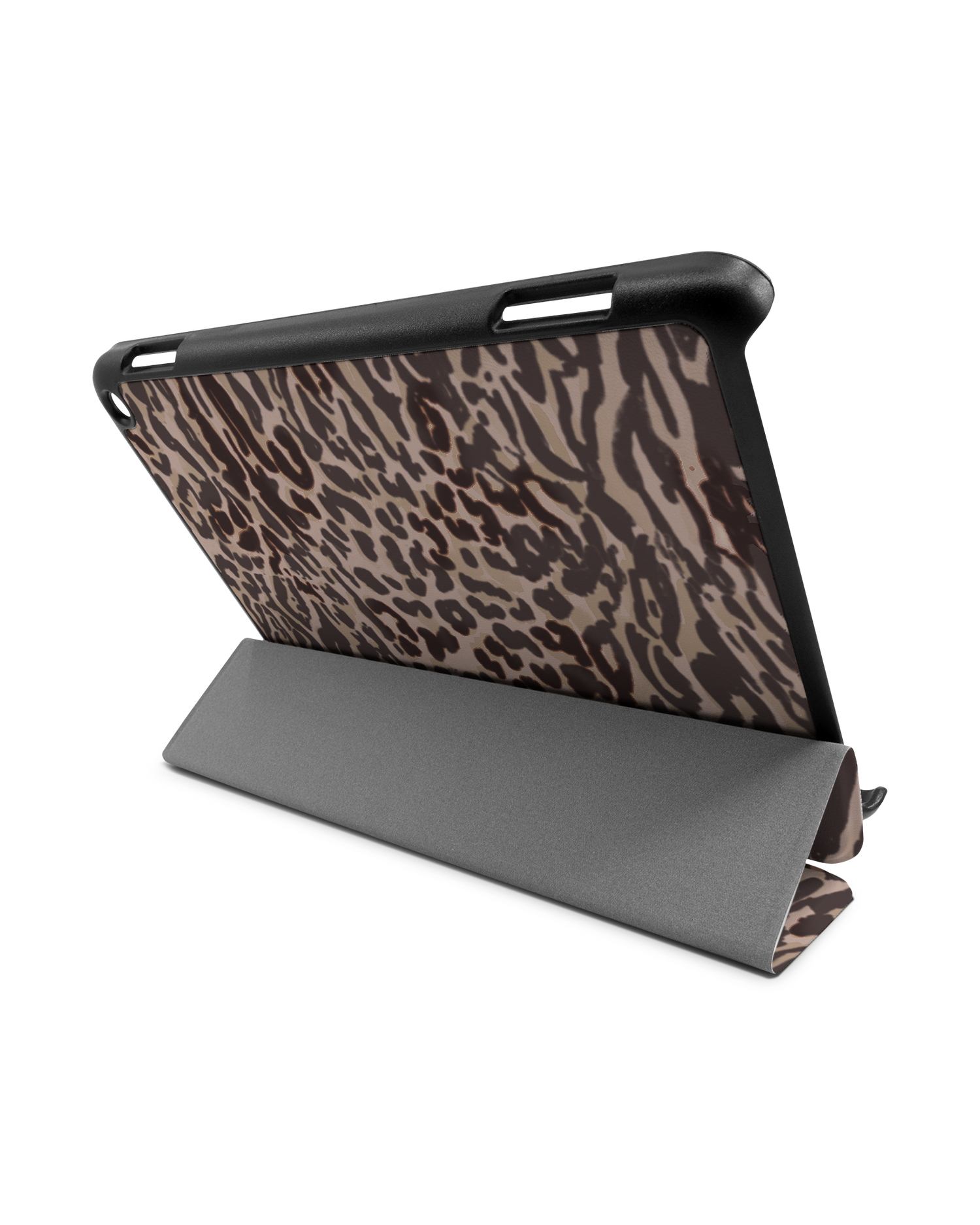 Animal Skin Tough Love Tablet Smart Case for Amazon Fire HD 8 (2022), Amazon Fire HD 8 Plus (2022), Amazon Fire HD 8 (2020), Amazon Fire HD 8 Plus (2020): Used as Stand