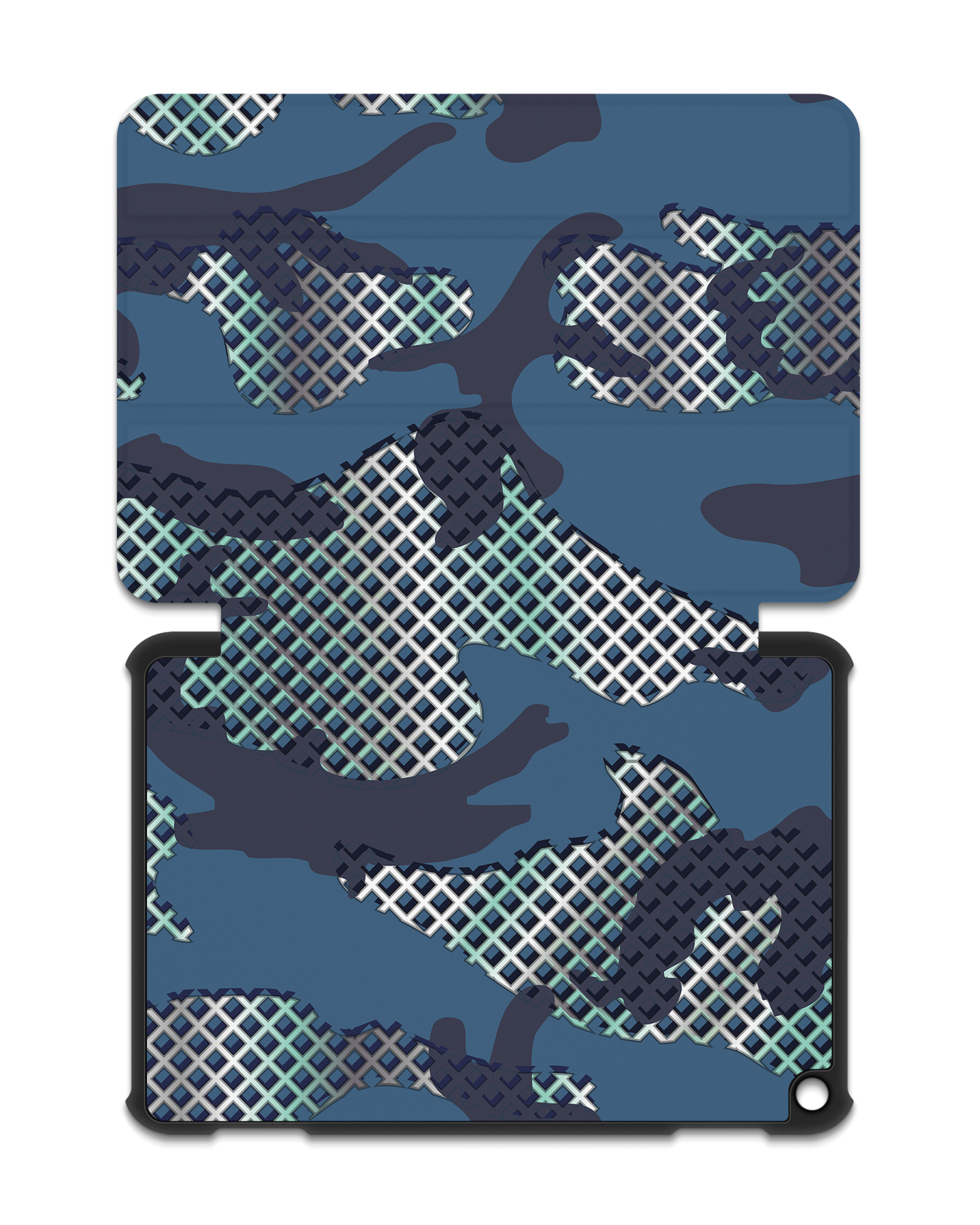 Fall Camo I Tablet Smart Case for Amazon Fire HD 8 (2022), Amazon Fire HD 8 Plus (2022), Amazon Fire HD 8 (2020), Amazon Fire HD 8 Plus (2020): Opened
