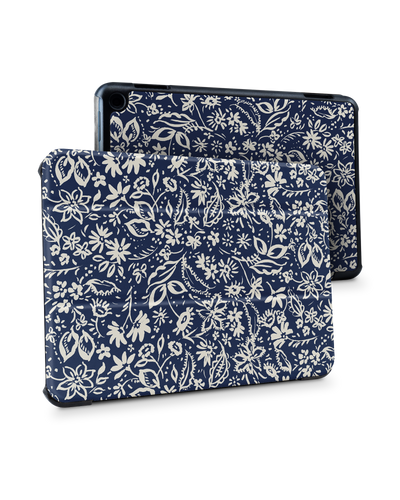 Ditsy Blue Paisley Tablet Smart Case for Amazon Fire HD 8 (2022), Amazon Fire HD 8 Plus (2022), Amazon Fire HD 8 (2020), Amazon Fire HD 8 Plus (2020)